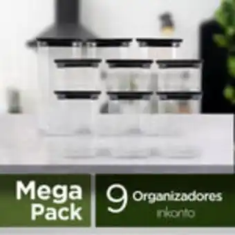 Waldos Mega pack de 9 contenedores de plástico inkanto oferta