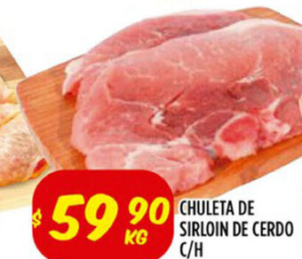 Chuleta De Sirloin De Cerdo C/H