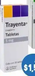 Farmacia San Pablo Trayenta 30 tableta caja oferta