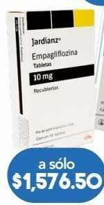 Farmacia San Pablo Jardianz 30 tableta caja oferta
