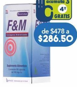 Farmacia San Pablo F&m colageno 90 cápsulas oferta