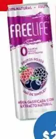 Farmacia San Pablo Freelife agua gasificada con extracto natural frutos rojos 355 ml oferta