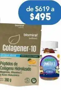 Farmacia San Pablo Biomiral colagener-10 suplemento alimenticio sabor naranja 360 g oferta