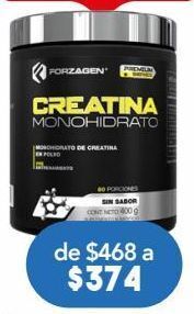 Farmacia San Pablo Forzagen pre entrenamiento creatina monohidrato en polvo sin sabor 400 g oferta