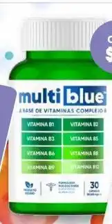 Farmacia San Pablo Multiblue suplemento alimenticio a base de vitaminas y complejo b 30 cápsulas oferta