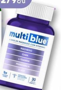 Farmacia San Pablo Multiblue suplemento alimenticio a base de magnesio con vitaminas 30 cápsulas oferta