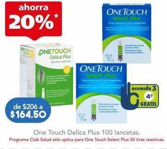 Farmacia San Pablo One touch delica plus lancetas estériles 100 pieza oferta