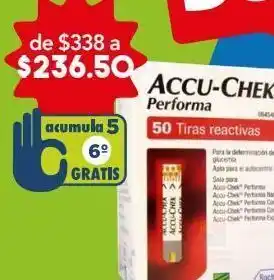 Farmacia San Pablo Accu-chek tiras performa 50 piezas oferta
