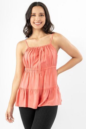 Santory Blusa lisa de tirantes oferta