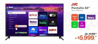 RadioShack Pantalla jvc roku si42fr / 42 pulgadas / full hd / smart tv oferta