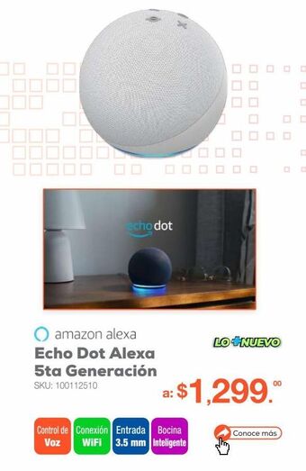 RadioShack Amazon echo dot alexa 5ta generación / blanco oferta