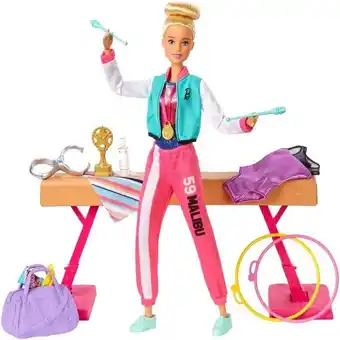Barbie careers muñeca set gimnasta