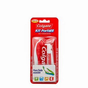Farmacias YZA Kit portátil colgate cepillo + pasta + estuche oferta