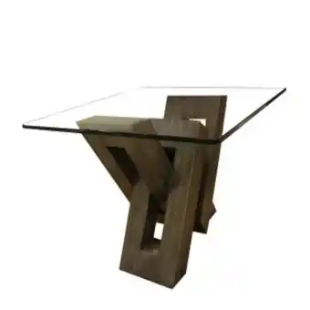 Chapur Mesa lateral de cristal vemer oferta