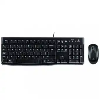 Combo teclado+ mouse mk120 negro logitech