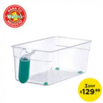 Waldos ¡wow! 3 piezas por $129.99, maxi organizador para refrigerador oferta