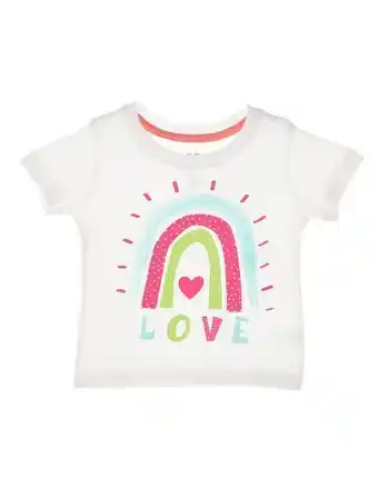 Suburbia Playera weekend baby estampado gráfico manga corta para bebé niña oferta