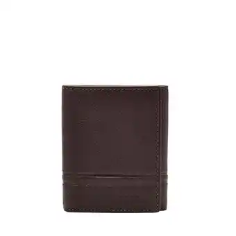 Cartera café fossil para hombre