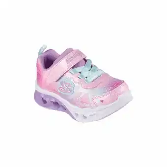 Tenis skechers sport light: flutter heart lights - simply love para bebé niña