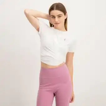 Skechers Playera crop manga corta skechers sport fitness para mujer oferta