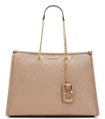 Aldo Bolso tote beige veleria monogram mujer oferta