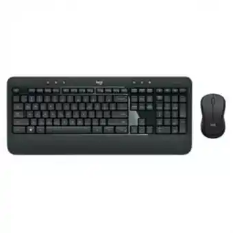 Teclado y mouse logitech mk540 inalámbrico negro