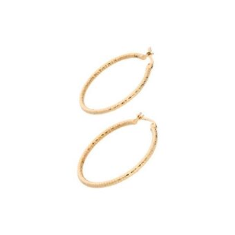 Nacional Monte de Piedad Arracadas facetadas en oro amarillo 14 kilates. oferta