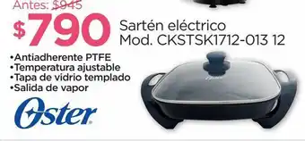 Chedraui Sartén eléctrico oster oferta