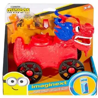 Fisher price imaginext minions vehiculos - disfraz de dragón gmp36