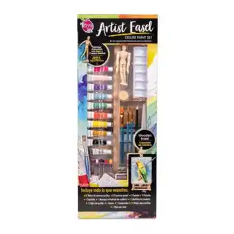 Sam's Club Set de arte y pinturas berry hip artist easel deluxe paint set oferta