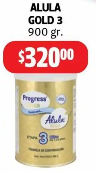 Farmacias Guadalajara ALULA GOLD 3 900g oferta