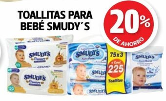 Farmacias Guadalajara TOALLITAS PARA BEBÉ SMUDY'S oferta