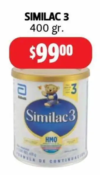 Farmacias Guadalajara SIMILAC 3 400 gr. oferta