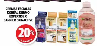 Farmacias Guadalajara CREMAS FACIALES L'ORÉAL DERMO EXPERTISE O GARNIER SKINACTIVE oferta