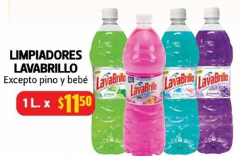 Farmacias Guadalajara LIMPIADORES LAVABRILLO Excepto pino y bebé 1L oferta