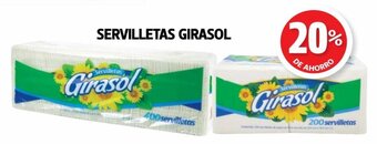 Farmacias Guadalajara SERVILLETAS GIRASOL oferta