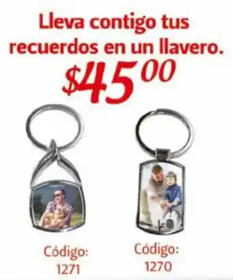 Farmacias Guadalajara Lleva contigo tus recuerdos en un llavero. Código: 1271 Código: 1270 oferta