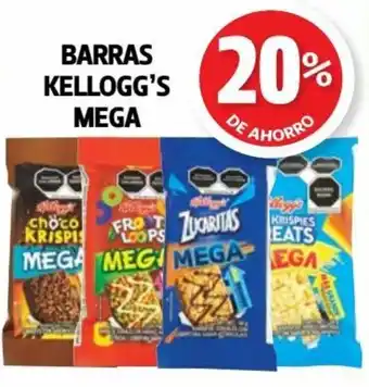 Farmacias Guadalajara BARRAS KELLOGG'S MEGA oferta