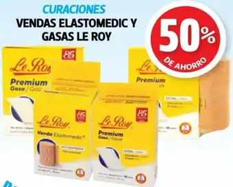 CURACIONES VENDAS ELASTOMEDIC Y GASAS LE ROY