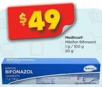 Bodega Aurrerá Medimart Mibifon Bifonazol 1g / 100 g 20 g oferta
