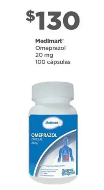 Medimart Omeprazol 20 mg 100 cápsulas
