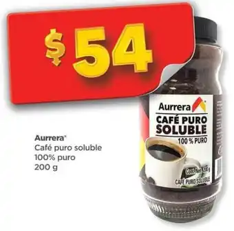 Bodega Aurrerá Aurrera Café puro soluble 100% puro 200 g oferta
