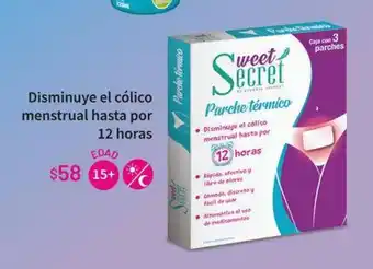 Farmacias Similares Disminuye el cólico menstrual hasta por 12 horas EDAD 15+ oferta