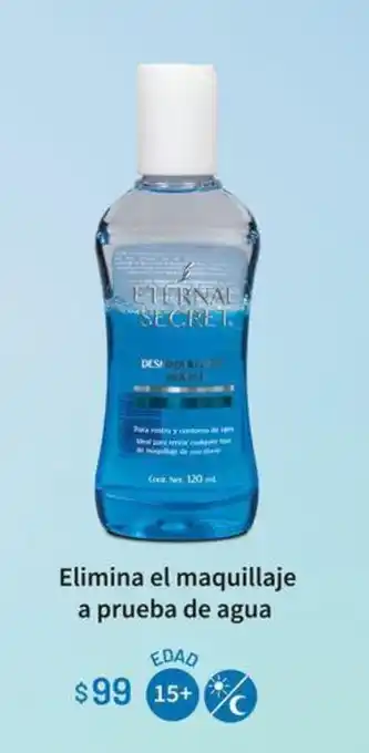 Elimina el maquillaje a prueba de agua EDAD 15+