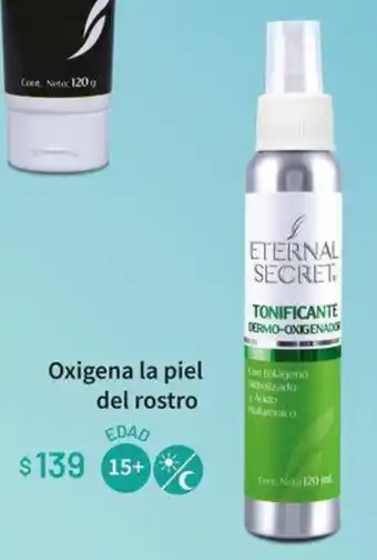 Oxigena la piel del rostro EDAD 15+