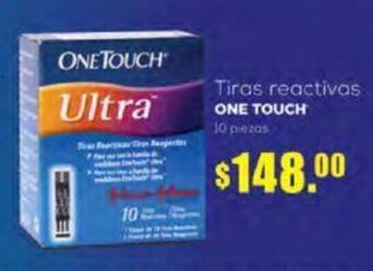 Farmacias Similares Tiras reactivas ONE TOUCH 10 piezas oferta