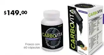 Farmacias Similares Frasco con 60 cápsulas CARBOVITA oferta