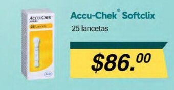 Farmacias Similares Accu-Chek Softclix 25 lancetas oferta