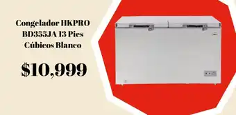 Congelador HKPRO BD355JA 13 Pies Cúbicos Blanco