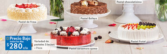 Variedad de pasteles 3 leches • Pieza